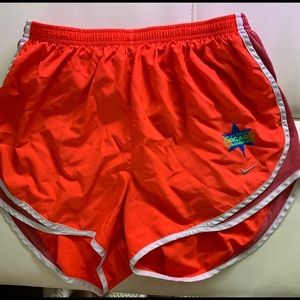 Orange Nike shorts